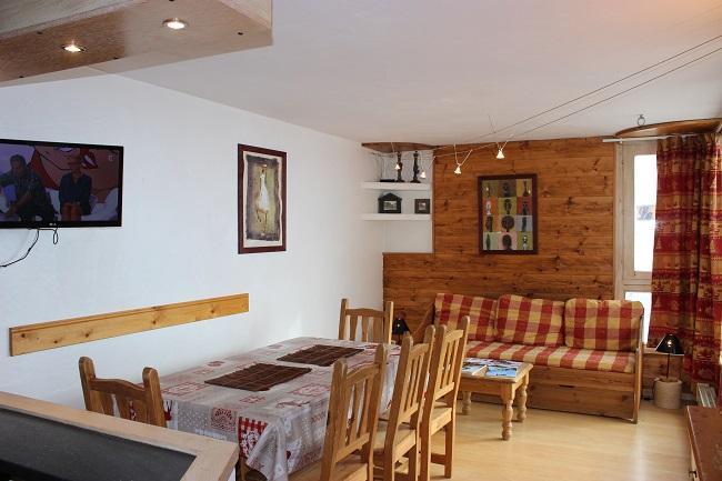 Vakantie in de bergen Appartement 2 kabine kamers 6 personen (619) - Résidence les Trois Vallées - Val Thorens - Woonkamer