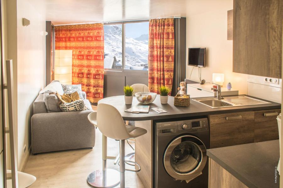 Vacances en montagne Studio 3 personnes (524) - Résidence les Trois Vallées - Val Thorens - Kitchenette