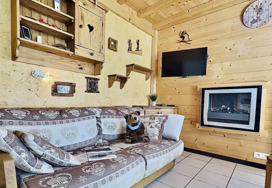 Vakantie in de bergen Appartement 2 kamers 4 personen (13R) - Résidence les Trolles - Tignes - Woonkamer