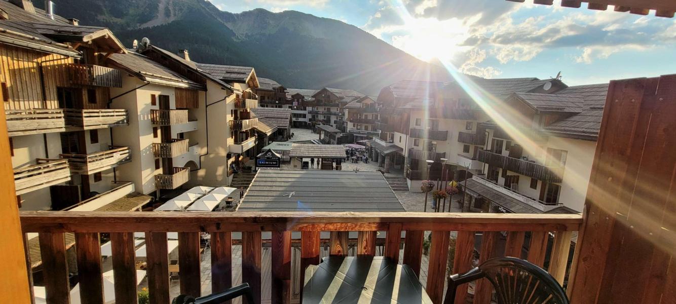 Urlaub in den Bergen 2-Zimmer-Berghütte für 6 Personen (485) - Résidence les Valérianes - Monts du Bois d'Or - Les Orres - Balkon