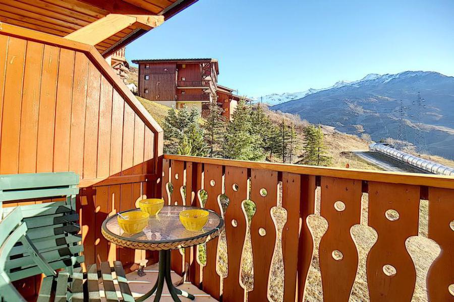 Holiday in mountain resort 2 room apartment 4 people (710) - Résidence les Valmonts - Les Menuires - Terrace