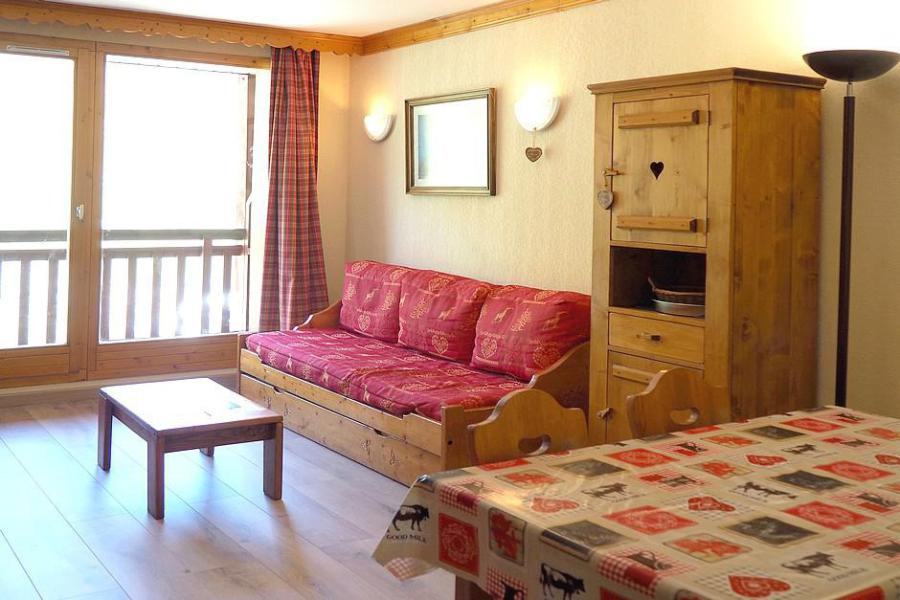 Urlaub in den Bergen 3-Zimmer-Appartment für 6 Personen (504) - Résidence les Valmonts - Les Menuires - Wohnzimmer