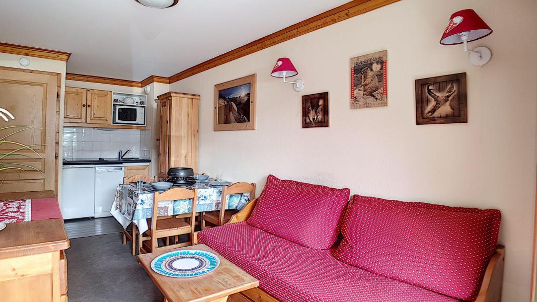 Vakantie in de bergen Appartement 2 kamers 4 personen (306) - Résidence les Valmonts - Les Menuires - Woonkamer