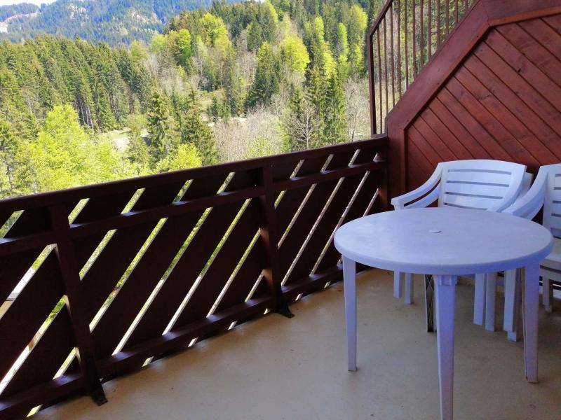 Vacances en montagne Appartement 2 pièces cabine 4-6 personnes (14) - Résidence les Verdets - Morillon - Balcon