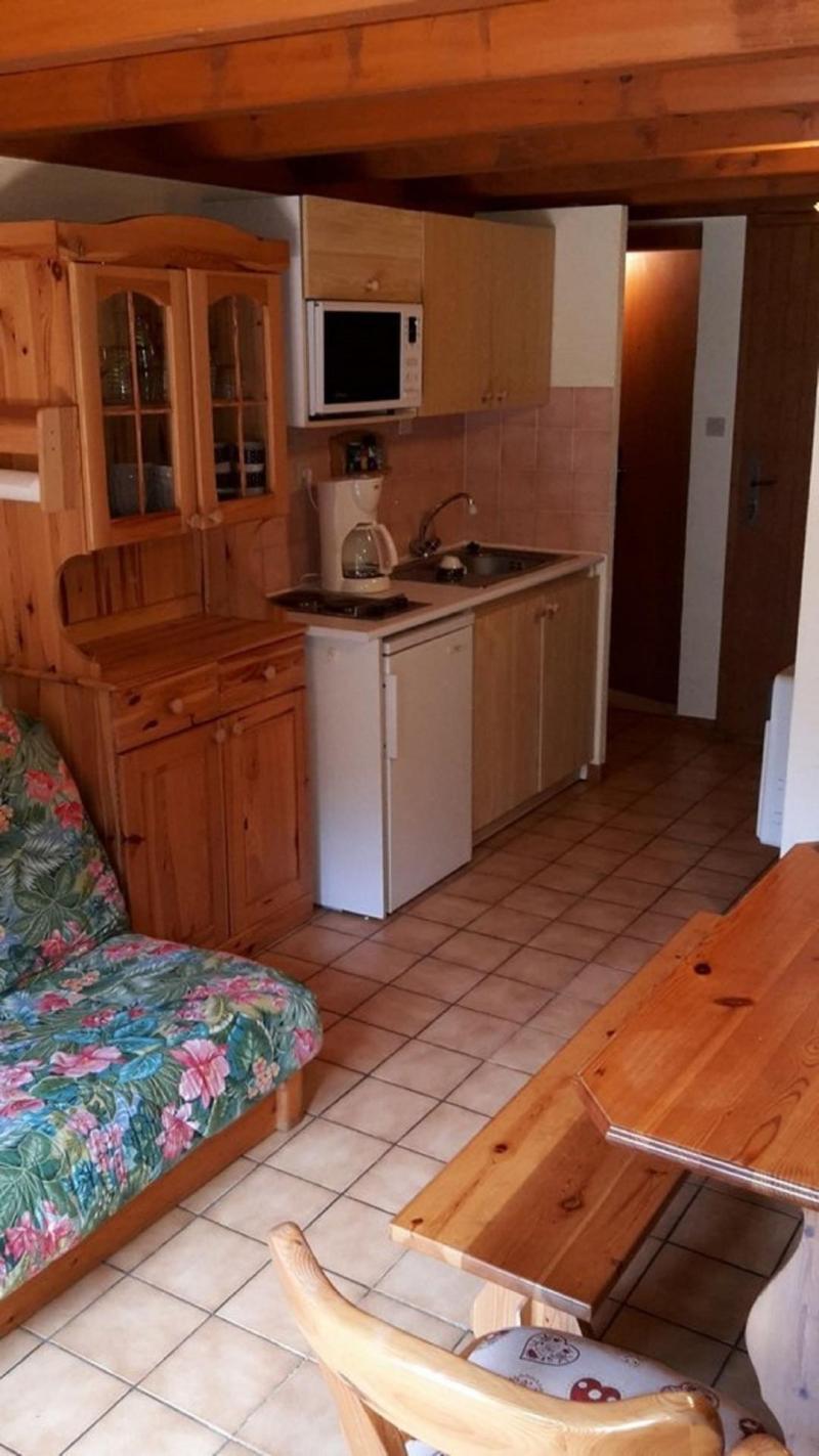 Vakantie in de bergen Appartement 2 kamers mezzanine 5 personen (15B) - Résidence les Voinettes - Châtel - Woonkamer