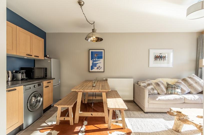 Vacaciones en montaña Apartamento 3 piezas para 4 personas (B503) - Résidence Lodges 1970 - La Plagne - Kitchenette