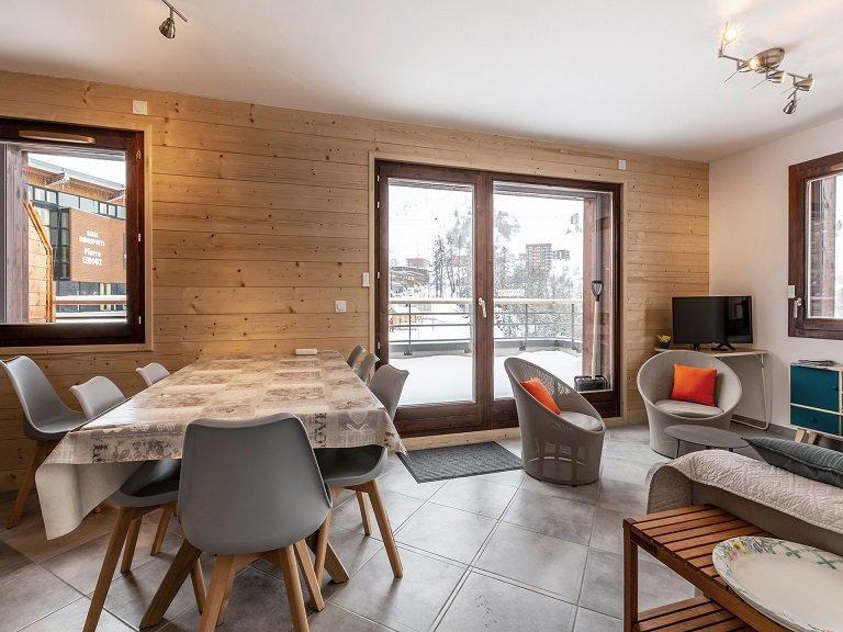 Vacaciones en montaña Apartamento 3 piezas para 6 personas (A405) - Résidence Lodges 1970 - La Plagne - Estancia