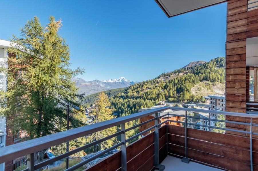 Vacanze in montagna Appartamento 2 stanze per 4 persone (A401) - Résidence Lodges 1970 - La Plagne - Balcone