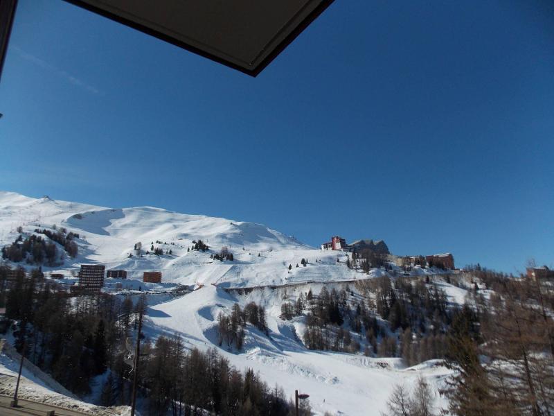 Vacanze in montagna Appartamento 2 stanze per 4 persone (A401) - Résidence Lodges 1970 - La Plagne - Balcone