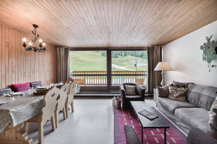 Vakantie in de bergen Appartement 3 kamers 6 personen (0408) - Résidence Lou Rei - Courchevel - Woonkamer