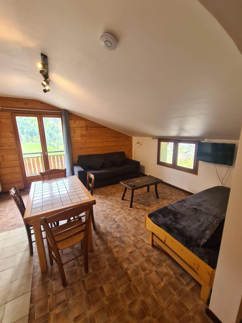 Vakantie in de bergen Appartement 2 kamers 5 personen - Résidence Loulettaz - Le Grand Bornand - Woonkamer