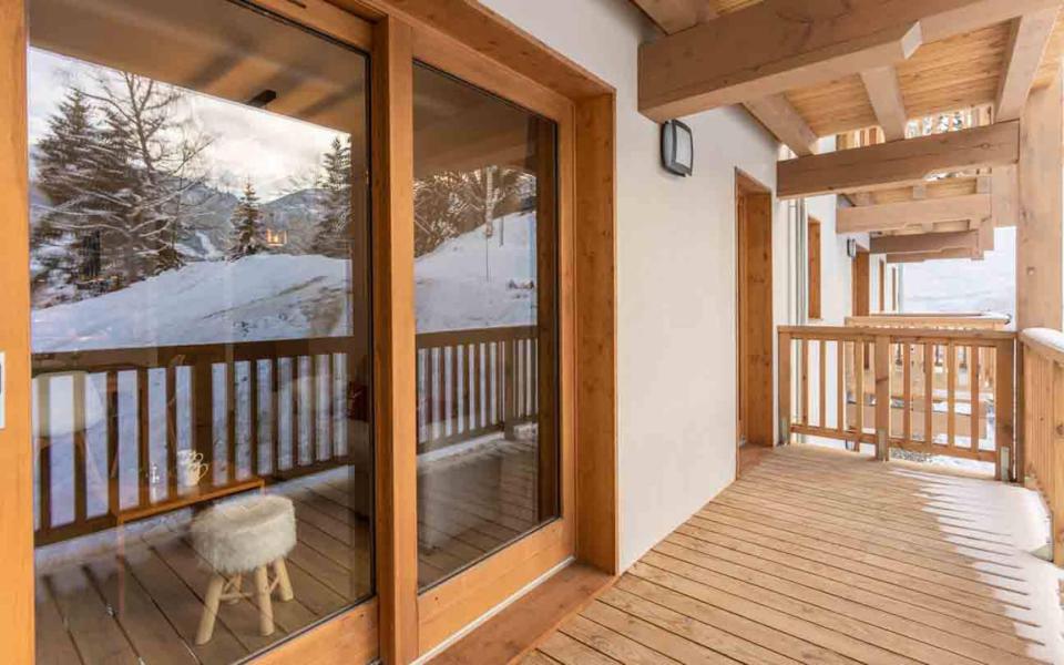 Vacanze in montagna Appartamento 3 stanze per 6 persone (G463) - Résidence Lumi - Valmorel - Balcone