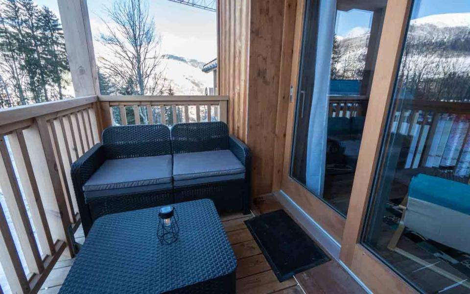 Vacances en montagne Appartement 3 pièces 6 personnes (G447) - Résidence Lumi - Valmorel - Balcon