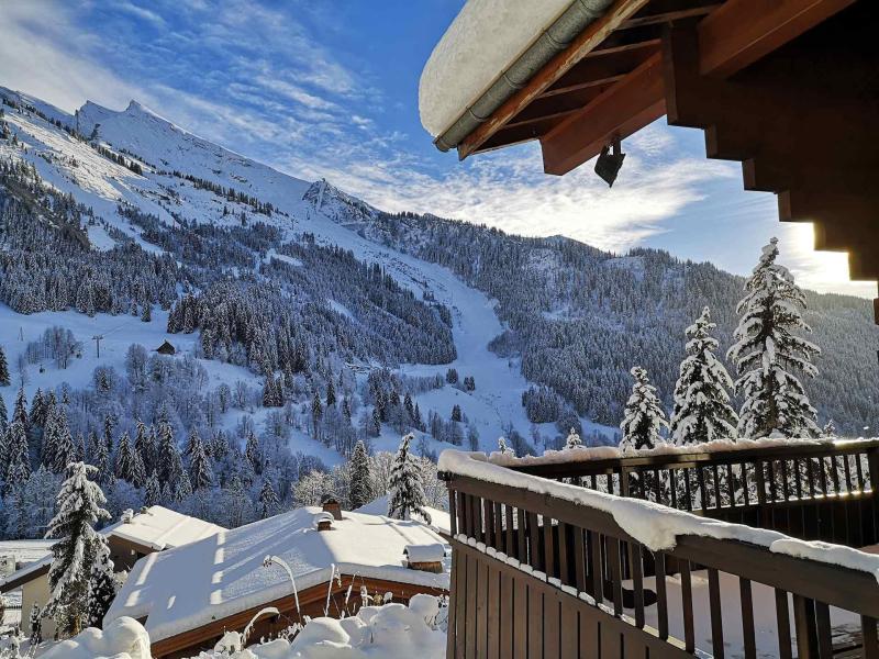 Urlaub in den Bergen 4 Zimmer Chalet für 6 Personen (2) - Résidence Lyckrete - La Clusaz - Balkon