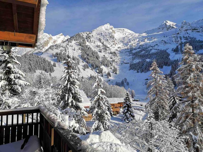 Urlaub in den Bergen 4 Zimmer Chalet für 6 Personen (2) - Résidence Lyckrete - La Clusaz - Balkon