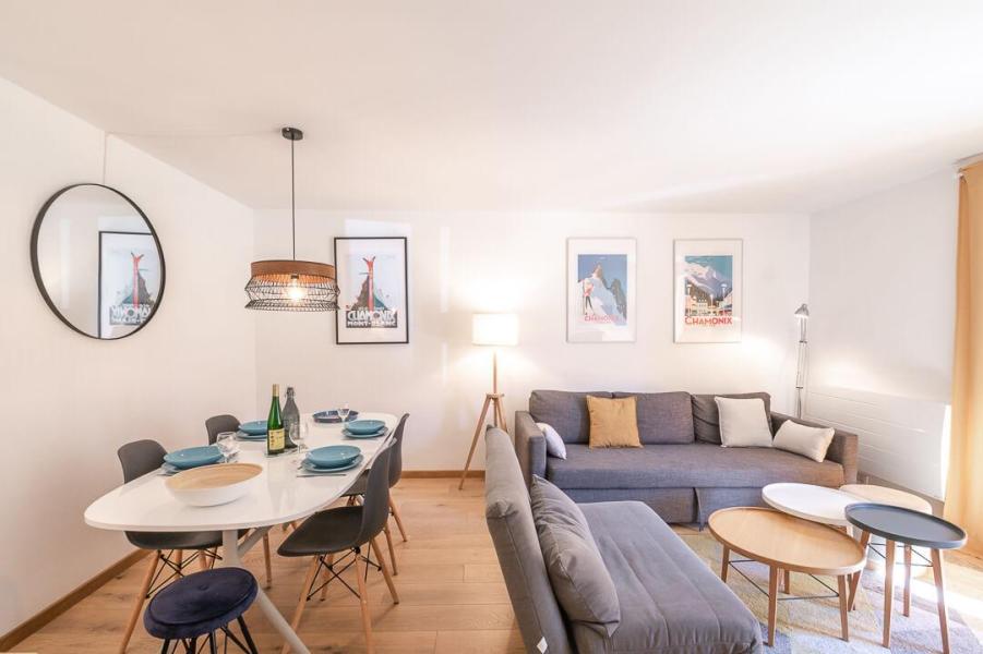 Vakantie in de bergen Appartement 2 kamers 2-4 personen - Résidence Lyret 2  - Chamonix - Woonkamer