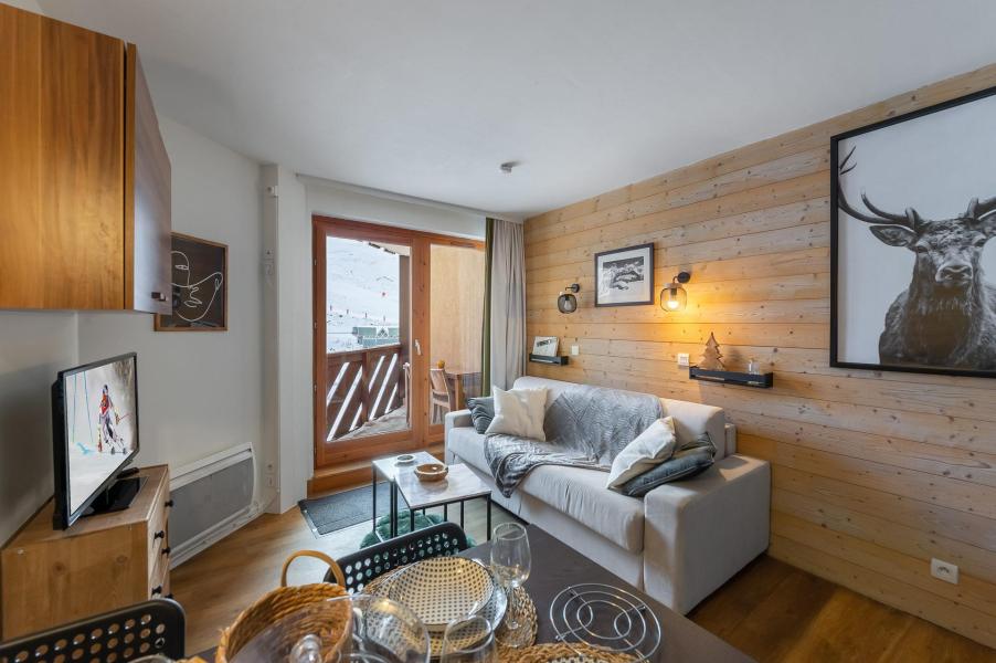 Vakantie in de bergen Appartement 2 kamers 4 personen (301) - Résidence Machu Pichu - Val Thorens - Woonkamer