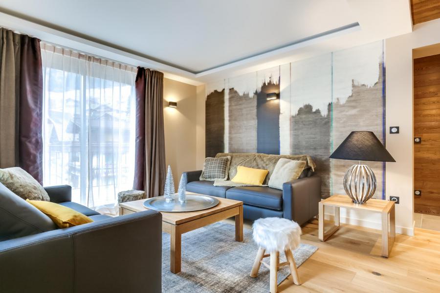 Urlaub in den Bergen 4-Zimmer-Appartment für 6 Personen - Résidence Maison Betemps - Le Grand Bornand - Kleines Wohnzimmer