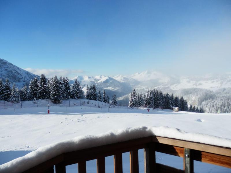 Urlaub in den Bergen 4-Zimmer-Appartment für 8 Personen (413) - Résidence Malinka - Avoriaz - Terrasse