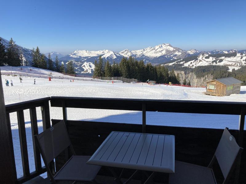 Vacaciones en montaña Apartamento 2 piezas para 4 personas (103) - Résidence Malinka - Avoriaz - Balcón