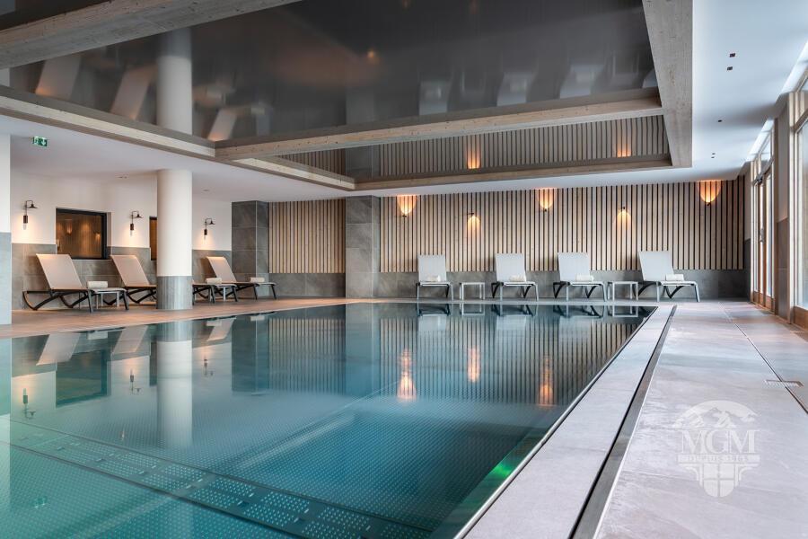 Vacances en montagne Résidence Manaka - La Plagne - Piscine