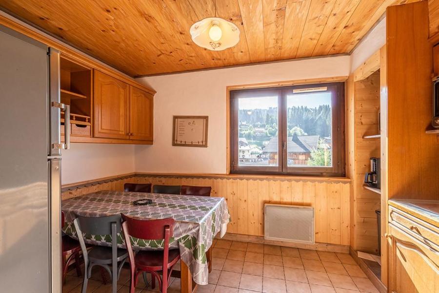 Urlaub in den Bergen 3-Zimmer-Maisonette-Appartement 5-6 Personen - Résidence Marcelly - Les Gets - Wohnzimmer