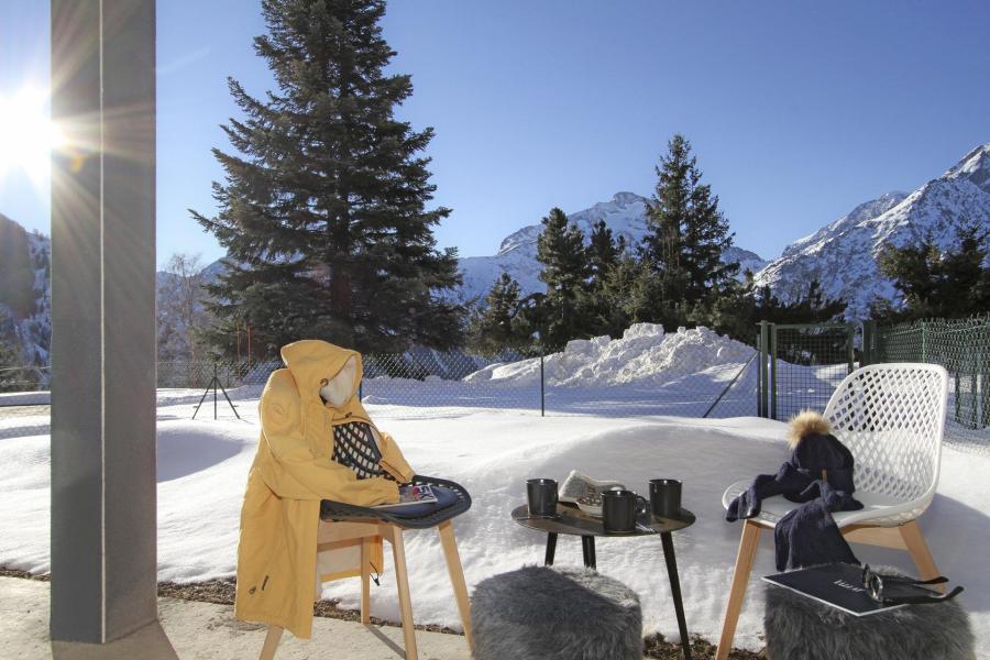 Vakantie in de bergen Appartement 3 kamers 6 personen (0.3) - Résidence Mariande - Les 2 Alpes - Terras