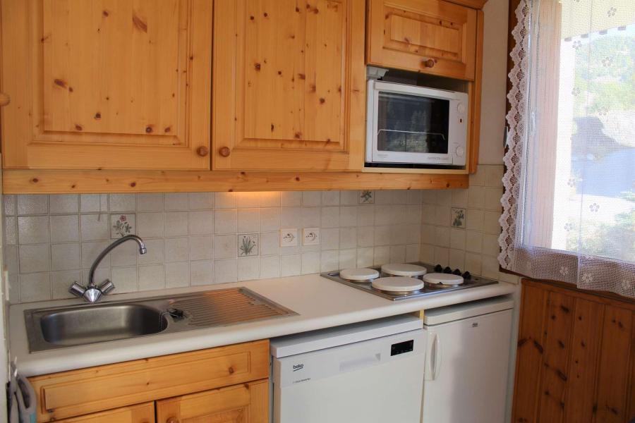 Vacaciones en montaña Apartamento 3 piezas cabina para 4 personas (01) - Résidence Marmottons - Vars - Kitchenette