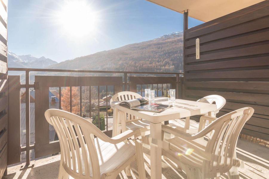 Vakantie in de bergen Studio bergnis 4 personen (122) - Résidence Mas des Cimes - Serre Chevalier - Terras