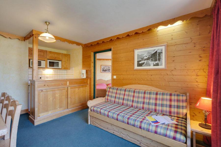 Holiday in mountain resort 2 room apartment cabin 4-6 people - Résidence Meijotel - Les 2 Alpes - Pull-out sofa