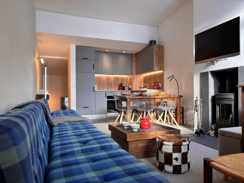 Vakantie in de bergen Appartement triplex 3 kamers 6 personen (298) - Résidence Mélèzes II - Avoriaz - Woonkamer