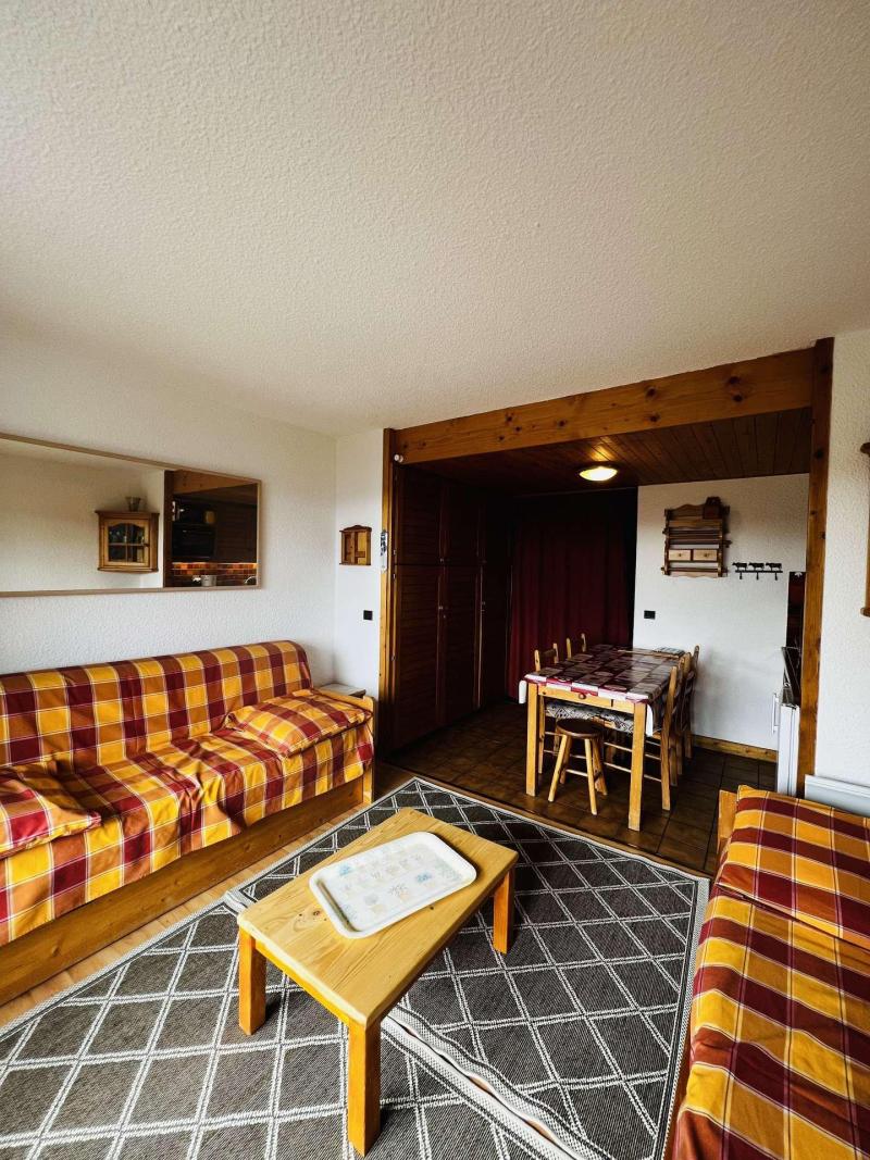 Urlaub in den Bergen Studio Schlafnische 5 Personen (123) - Résidence Mont Blanc A - Les Saisies - Wohnzimmer