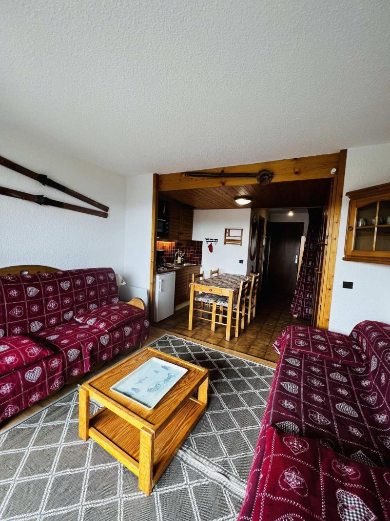 Urlaub in den Bergen Studio Schlafnische 5 Personen (124) - Résidence Mont Blanc A - Les Saisies - Wohnzimmer