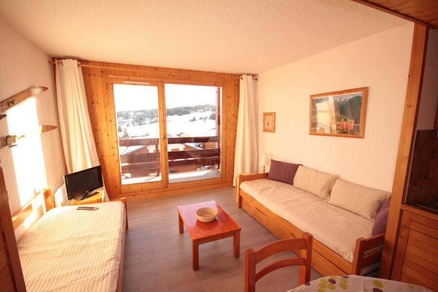 Holiday in mountain resort 1 room apartment 5 people (MTB219) - Résidence Mont Blanc B - Les Saisies - Living room