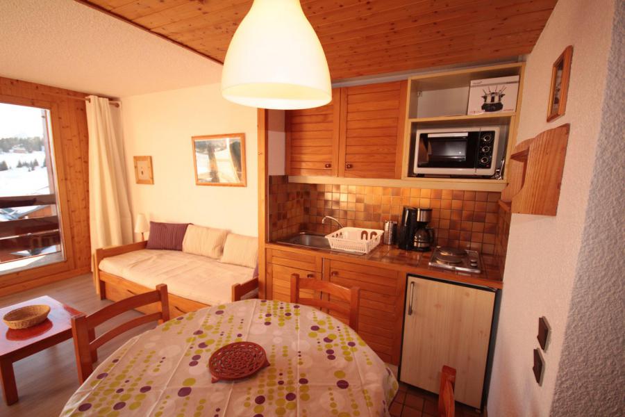 Vakantie in de bergen Appartement 1 kamers 5 personen (MTB219) - Résidence Mont Blanc B - Les Saisies - Eethoek