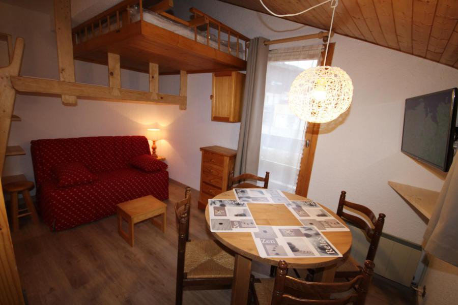 Urlaub in den Bergen Studio für 2 Personen (223) - Résidence Mont Blanc B - Les Saisies - Wohnzimmer