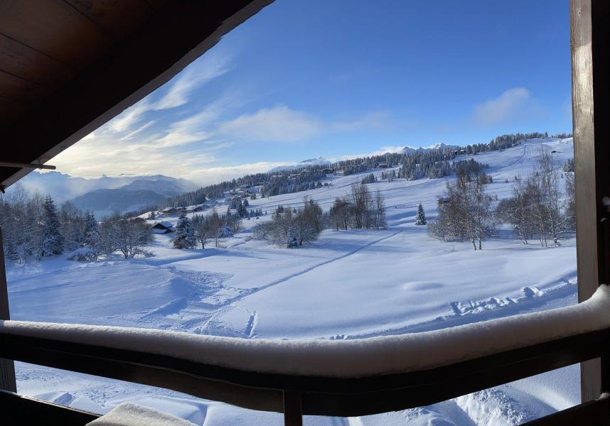 Vacances en montagne Studio cabine 5 personnes (319) - Résidence Mont Blanc C - Les Saisies - Balcon