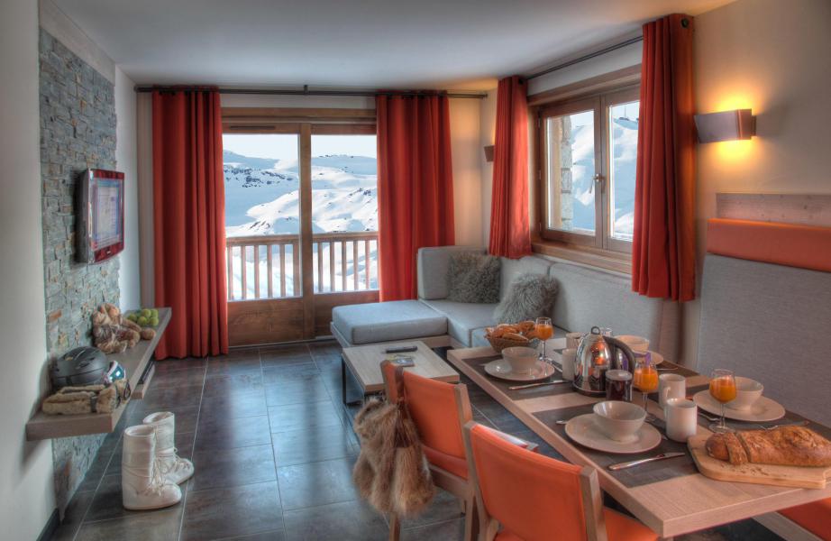 Holiday in mountain resort 3 room apartment 4 people - Résidence Montana Plein Sud - Val Thorens - Living room