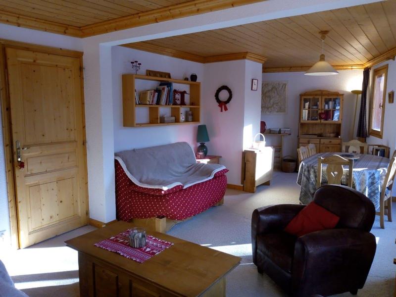 Urlaub in den Bergen 2-Zimmer-Holzhütte für 7 Personen (021) - Résidence Moraine - Méribel-Mottaret - Einfache Klappschlafcouch