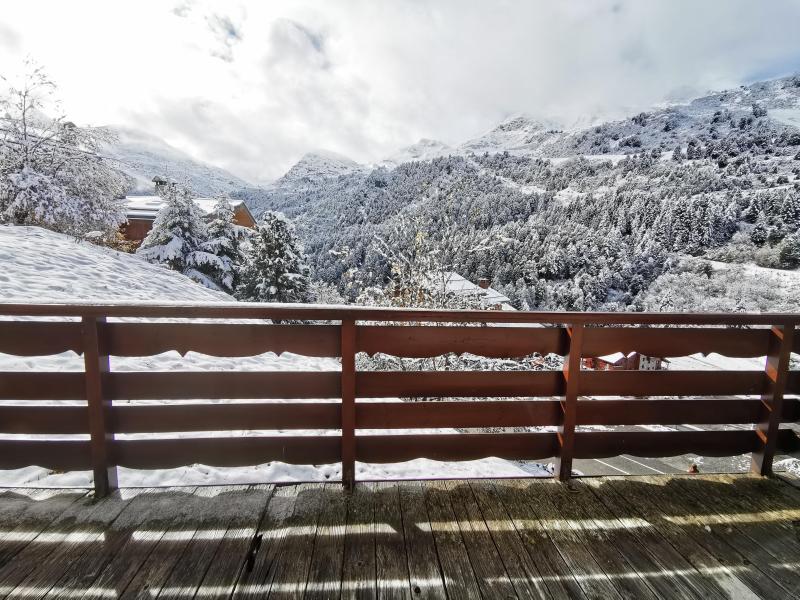 Urlaub in den Bergen 3-Zimmer-Holzhütte für 6 Personen (002) - Résidence Moraine - Méribel-Mottaret - Terrasse