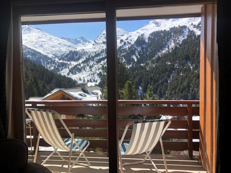 Urlaub in den Bergen 3-Zimmer-Holzhütte für 7 Personen (021) - Résidence Moraine - Méribel-Mottaret - Balkon