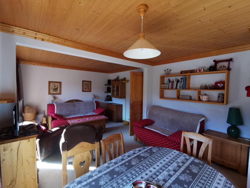 Urlaub in den Bergen 3-Zimmer-Holzhütte für 7 Personen (021) - Résidence Moraine - Méribel-Mottaret - Wohnzimmer