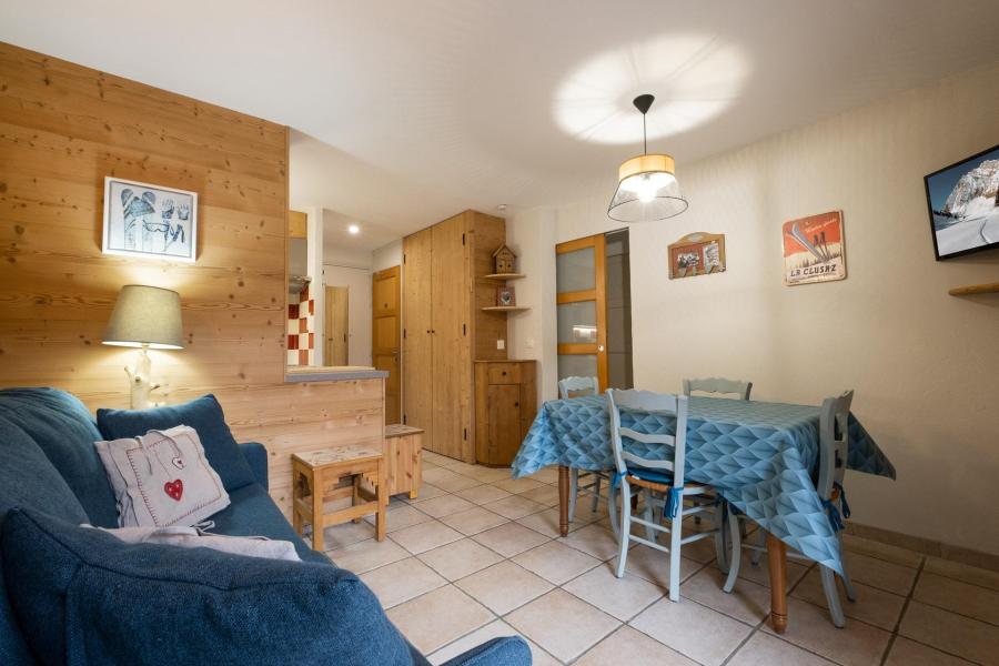 Vakantie in de bergen Appartement 2 kamers bergnis 6 personen (01) - Résidence Muguet - La Clusaz - Woonkamer