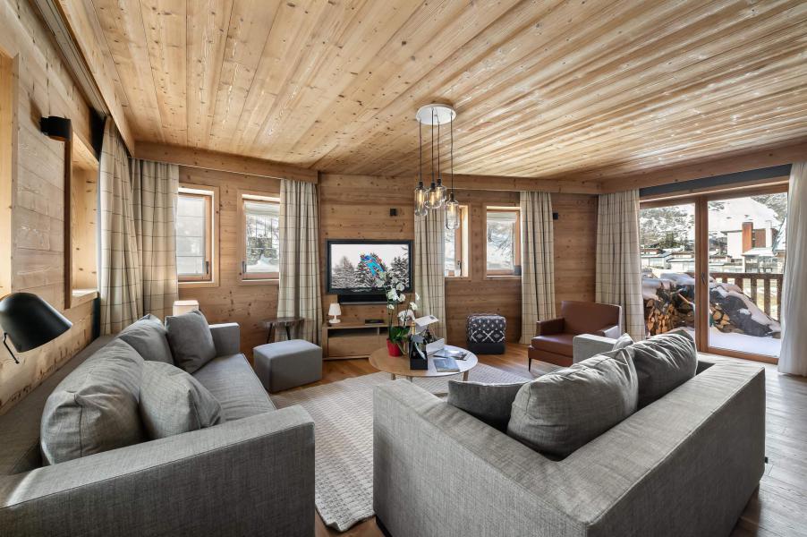 Каникулы в горах Апартаменты 5 комнат 10 чел. (22) - Résidence Myrtille - Val d'Isère - Салон