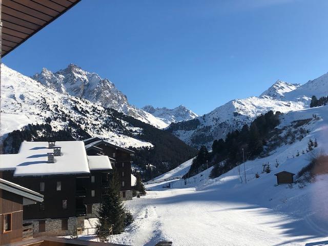 Urlaub in den Bergen Wohnung 3 Mezzanine Zimmer 7 Leute (029) - Résidence Nantchu - Méribel-Mottaret - Balkon