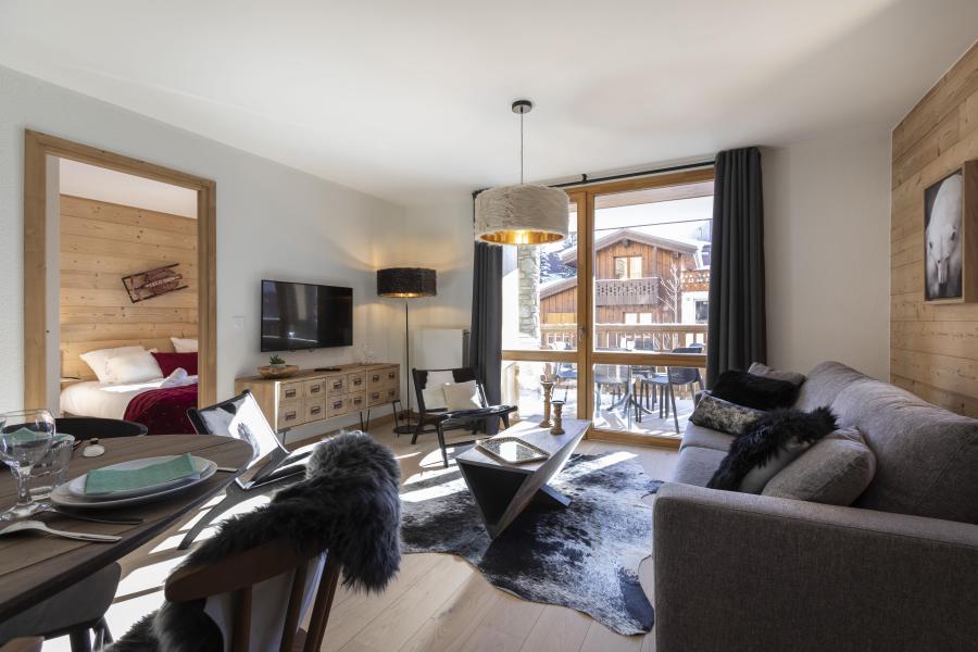 Urlaub in den Bergen 5-Zimmer-Appartment für 10 Personen - Résidence Neige et Soleil - Les 2 Alpes - Wohnzimmer