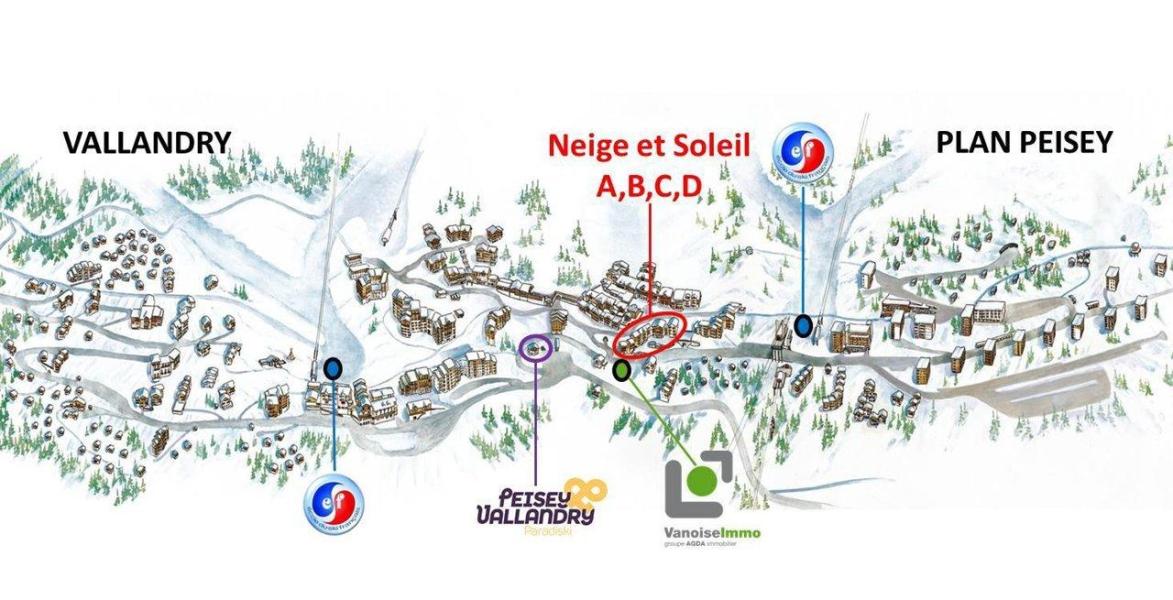 Wakacje w górach Apartament 2 pokojowy z alkową 6 osób (4403) - Résidence Neige et Soleil D - Peisey-Vallandry