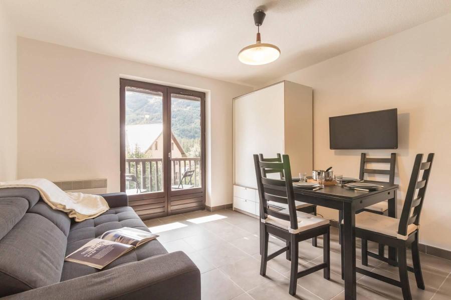 Urlaub in den Bergen Studio Schlafnische 4 Personen (ELL22) - Résidence Neyzets - Serre Chevalier - Wohnzimmer