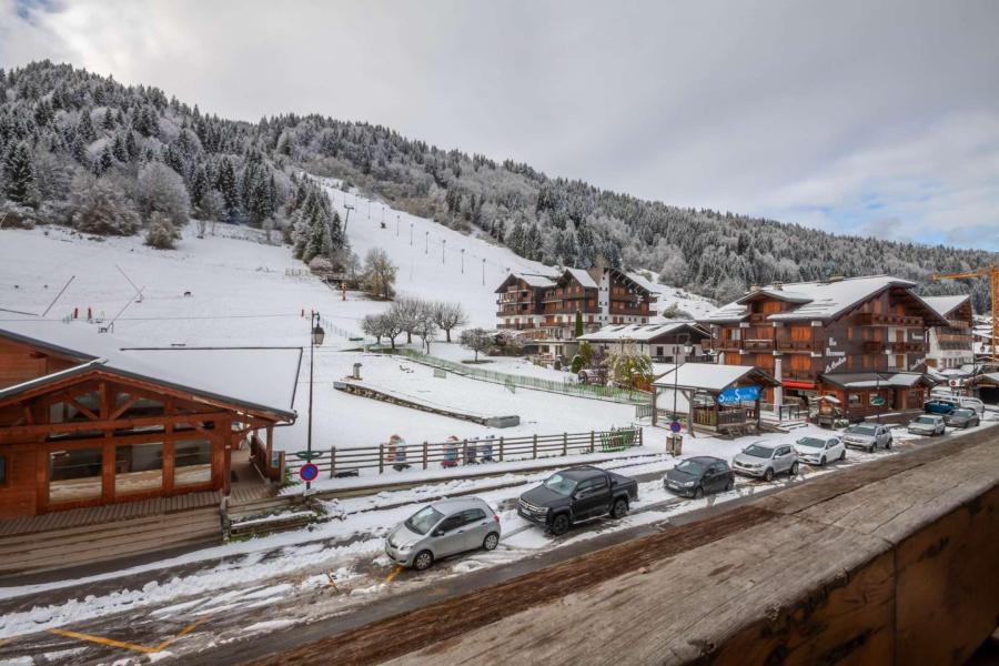 Vacaciones en montaña Estudio para 4 personas (S4) - Résidence Olympique - Morzine - Balcón