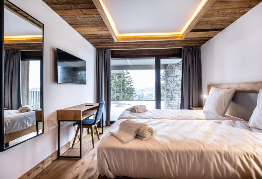 Holiday in mountain resort 3 room apartment cabin 8 people (2) - Résidence Orée Du Bois - La Rosière - Bedroom